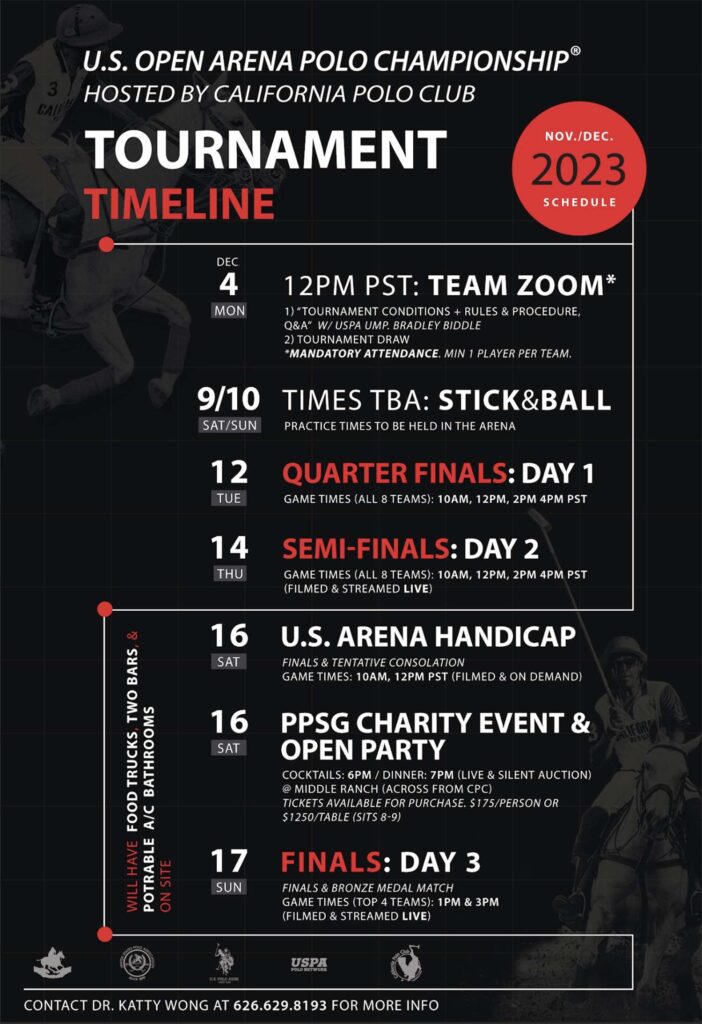 US Open Arena Polo Championship Schedule 2023